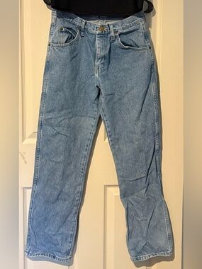Wrangler Light Wash Regular Fit Jeans 30x30 Straight Leg Denim